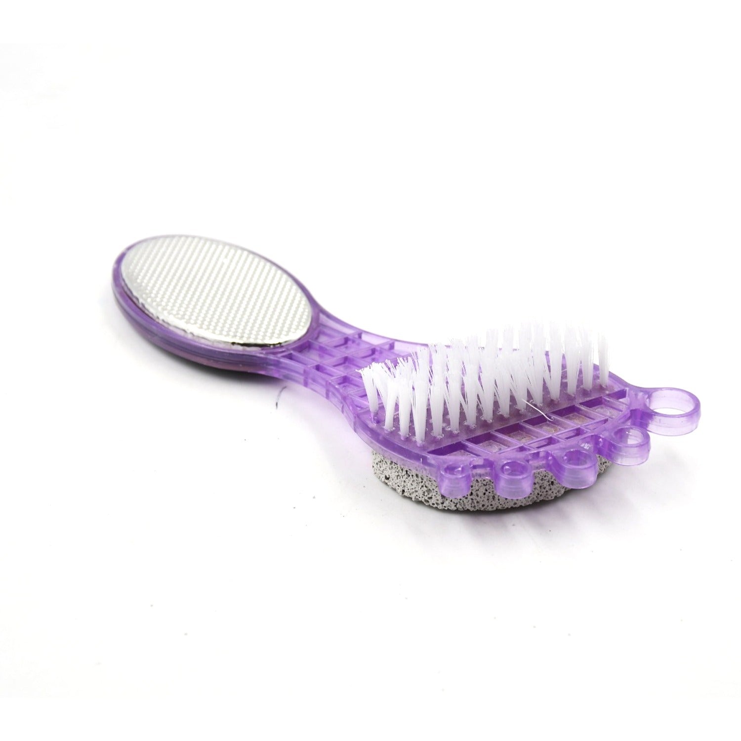 6993 4 in 1 Pedicure Tool for Rough & Dry Feet Dual-Sided with Pumice Stone Soft Brush Steel Scrubber & Emery File Softens Hard Foot Corns & Calluses Cleanses & Smoothens Dull Feet 6993 4 in 1 Pedicure Tool for Rough & Dry Feet Dual-Sided with Pumice Stone Soft Brush Steel Scrubber & Emery File Softens Hard Foot Corns & Calluses Cleanses & Smoothens Dull Feet